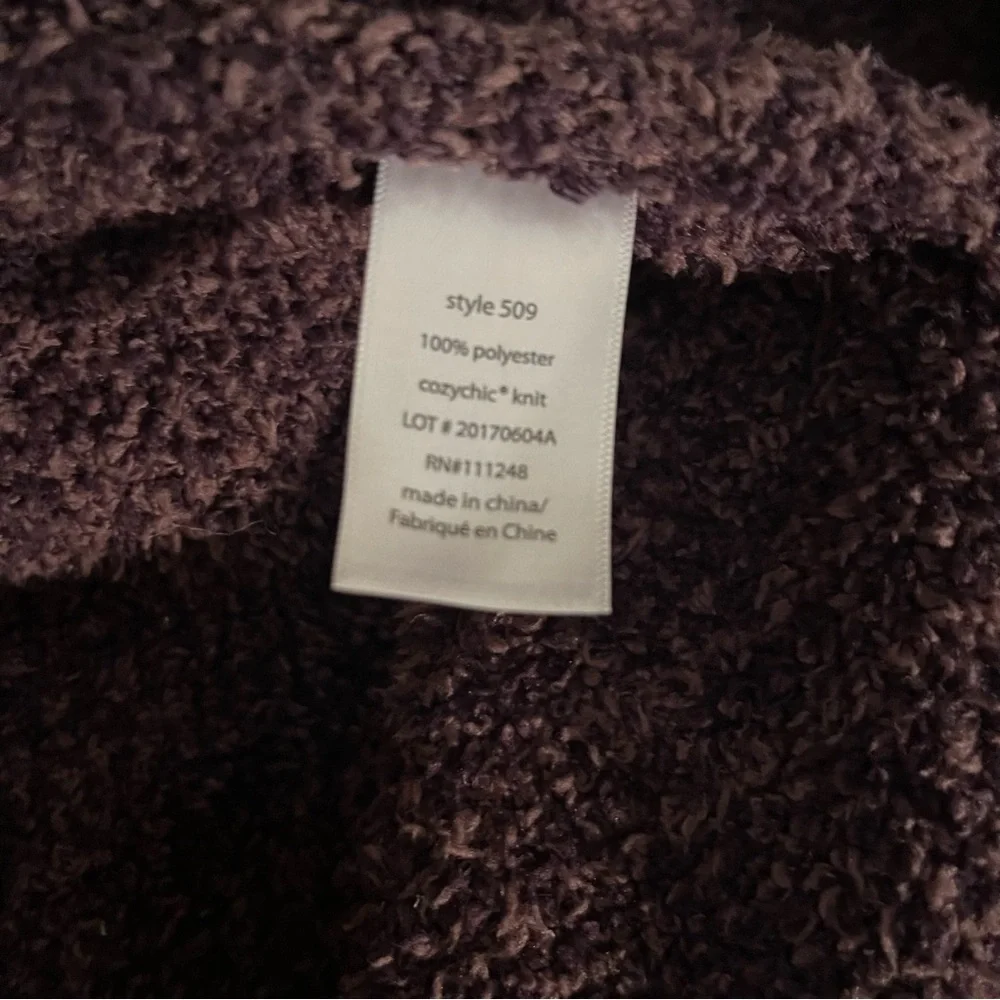 BAREFOOT DREAMS cozy chic robe Size 1 in Purple - Picture 8 of 11